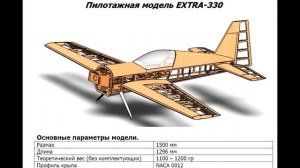 Экстра 330, скачать бесплатные чертежи радиоуправляемый самолёт