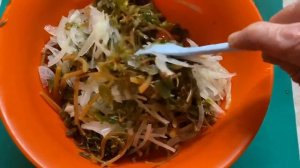 Салат из Портулака «Морская капуста»??Очень вкусно #закуски #салат #портулак