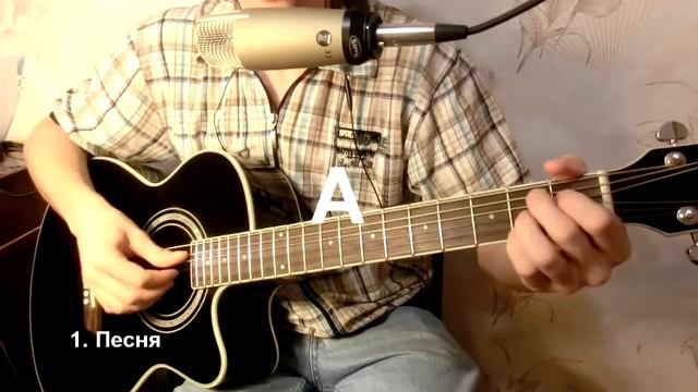 Как играть на гитаре Луч солнца золотого - М.М. Магомаев: бой, аккорды, табы, урок смотреть онлайн