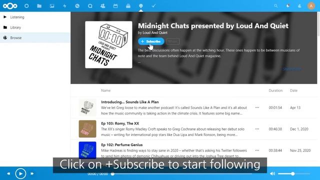 How to use Podcast app in Nextcloud смотреть онлайн