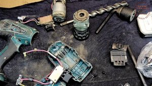 Makita Cordless Impact Drill MAK/DF457DW Diagnose and Replace Damage spare parts