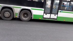 Станция метро Пролетарская автобус ГолАЗ-6228 борт 160263 по маршруту 608