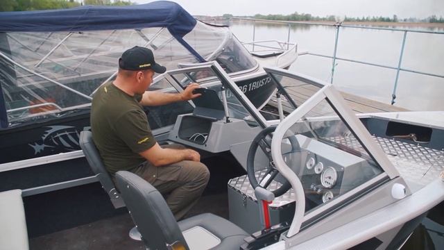 НОВЫЙ Realcraft 460 ОБЗОР от Юрия Хохлова realcraft лодка катер отдыхнаводе рыбалка