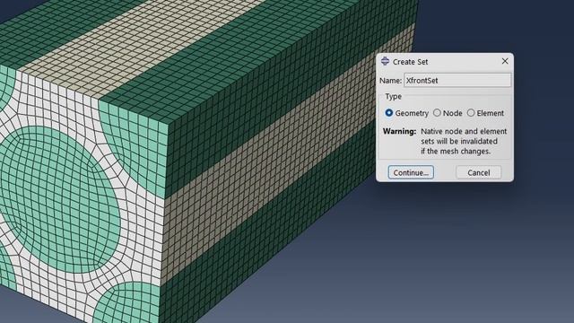 RVE Modelling of Square Unit Cell UD Composites