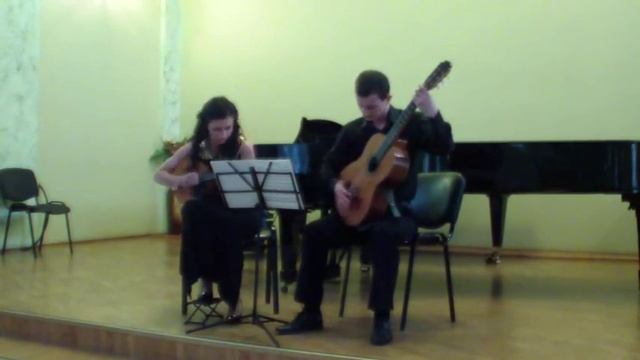 В.Козлов."П'єса в стилі Фламенко".Вик. Анастасія Голуб і Володимир Панюс. смотреть онлайн