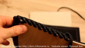 Кофр батон для мотоцикла с оплёткой косичкой - изготовление
