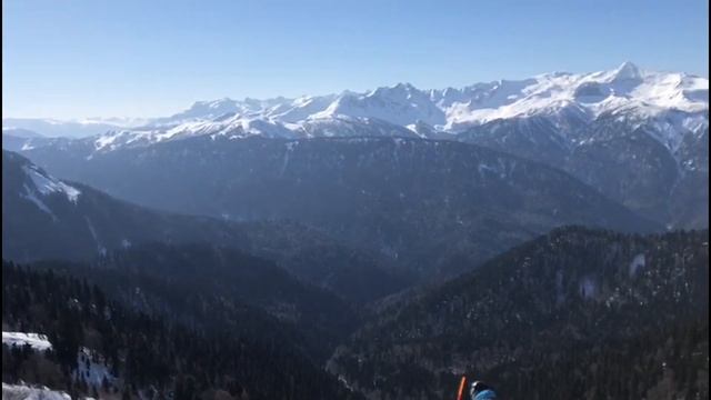 Красная поляна март 2020 Чёрная Пирамида Аибга Спуск с вершин Выше облаков Красивейшие виды Кавказ смотреть онлайн