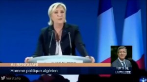 Un ancien ministre Algérien souhaite le victoire de Marine Le Pen.