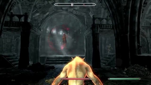The Elder Scrolls V Skyrim Special Edition Vampire vs Werewolf смотреть онлайн