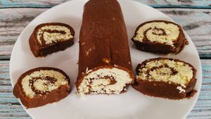 Рулет баунти. Вкусный и простой рецепт