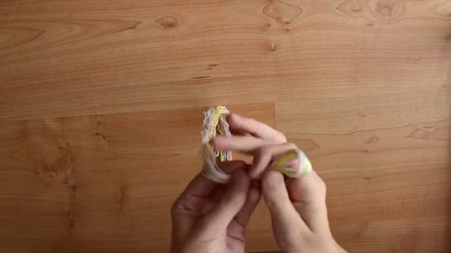 Простое круглое плетение