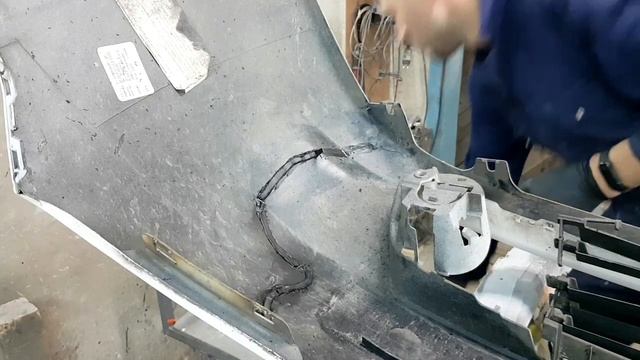 Ремонт бампера, 3 способа пайки пластмассы