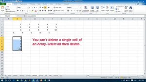 Create an Array Formula in Excel