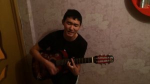 Манур Шалбуров ещё одна на гитаре, заколдовала как весна и закружила... Cover