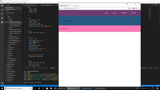 Responsive Top Navbar (Without Bootstrap; only CSS, HTML and TypeScript) - Example