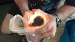 Обжиг дайверской маски