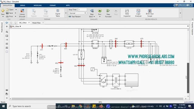 13 node test system and with integration of Distributed Generation