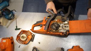 Ремонт хускварна 135. Разборка бензопилы