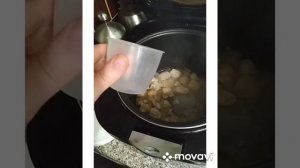 ? Пшённая каша со свининой?
