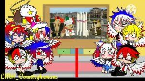 Countryhumans Gacha react to "GUERRA FRIA.exe"