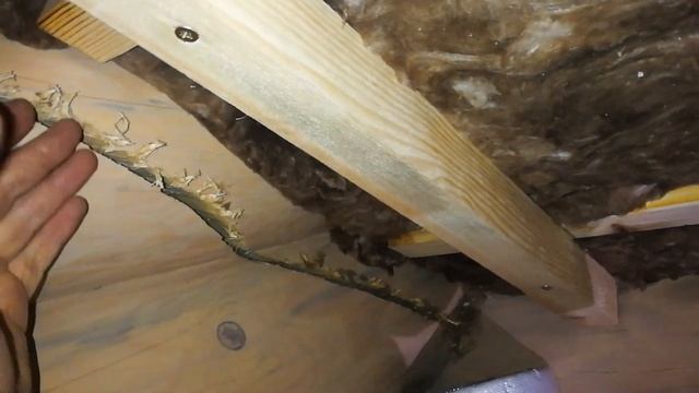 Утепление скатной кровли в срубе.Читаем Описание!!! смотреть онлайн