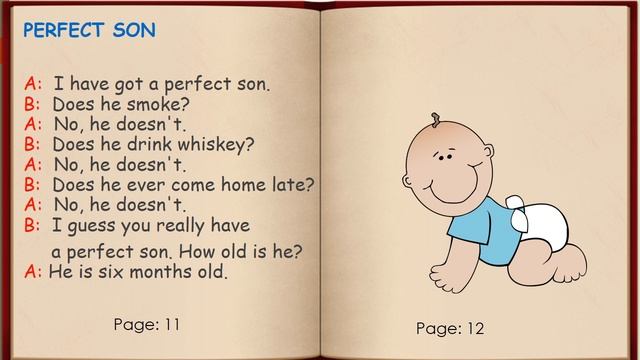 Jokes in English - Easy English Lesson (A level) смотреть онлайн