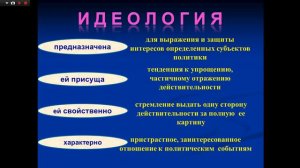 Тема 12. Политическое сознание и идеология