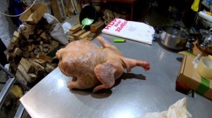 Чернушка. Черный бройлер Кобб - 500, возраст 9 месяцев.