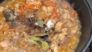 Плов с курицей в казане на мангале * Настоящий плов на мангале * ПЛОВ