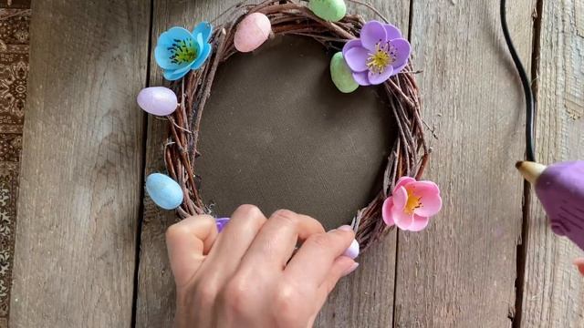 Пасхальная тарелка своими руками | пасхальный декор | Easter decoration DIY смотреть онлайн