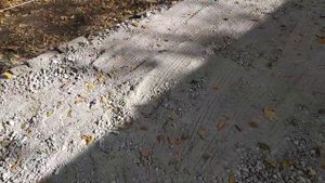 Место под установку гаража во дворе