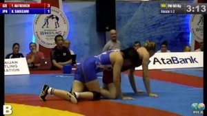 Finale 1-2 Female Wrestling 60 Kg (AZE) Yuliya RATKEVICH vs (JPN) Katsuki SAKAGAMI