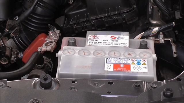 2007-2013 Toyota Corolla How to replace battery Αντικατάσταση μπαταρίας Yiannis Pagonis смотреть онлайн