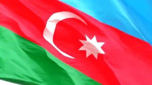 ?? Флаг Азербайджана ?? Развевающийся государственный флаг Азербайджана ?? ФУТАЖ
