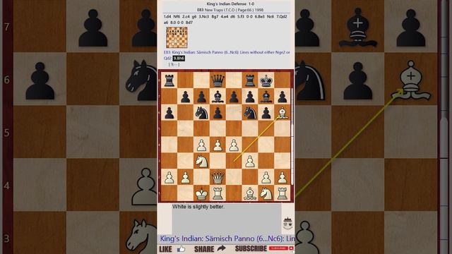 NEW TRAPS in the Chess Opening || E83: King's Indian: Sämisch Panno (6...Nc6): Lines