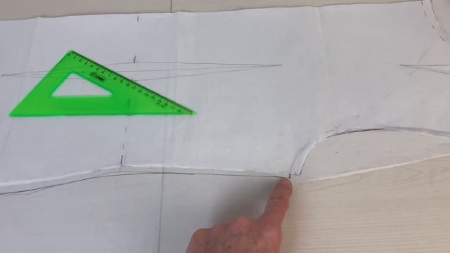 Платье на запах/ необычный крой/примерка макета