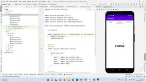 Tab Layout in android studio