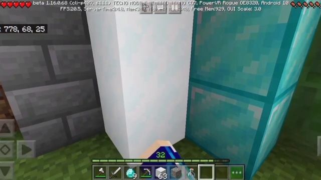 У НАС В ДЕРЕВНЕ ПОЯВИЛАСЬ ДИАГОНАЛЬНАЯ СТЕНА ИЗ РАЗНЫХ БЛОКОВ | Тектонит Minecraft смотреть онлайн