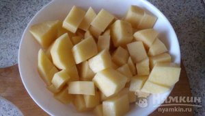 Жаркое из свинины в сковороде