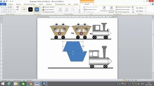 работа с фигурами word