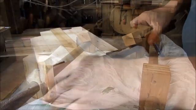 Торцевая разделочная доска с хаотичным рисунком. Часть 1/4.