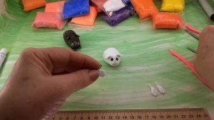 Лёгкий Пластилин:МОРСКАЯ СВИНКА (детализированная лепка)