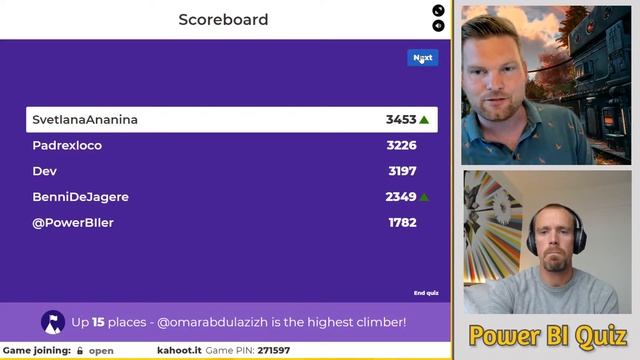 Power BI Quiz with Dave Ruijter смотреть онлайн