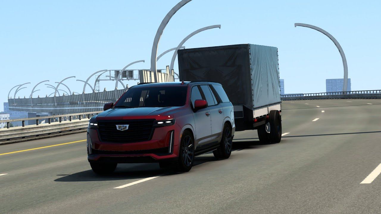 [ETS 2] Cadillac Escalade 2021_Short RusMap Delivery смотреть онлайн