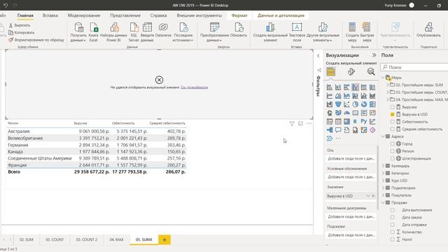 Power BI. Power Pivot. 03. Функции-итераторы смотреть онлайн