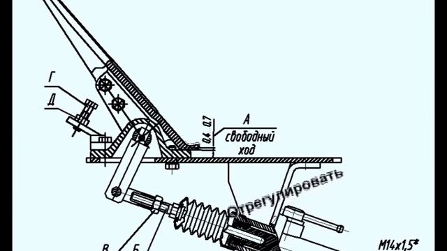Регулировка привода сцепления смотреть онлайн