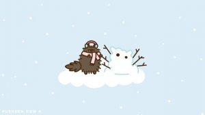 Pusheen: Making Snow Friends