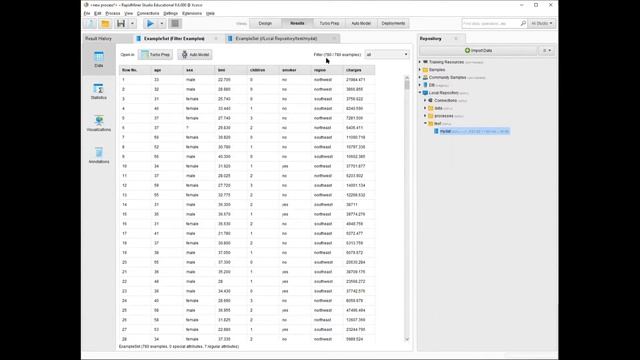 RapidMiner Basic Tutorial 2 - Select Attribute and Filter смотреть онлайн