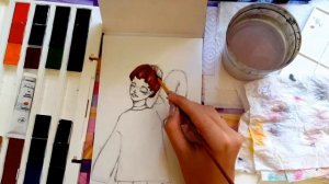 Обзор на акварель Белые Ночи от Невской палитры ??