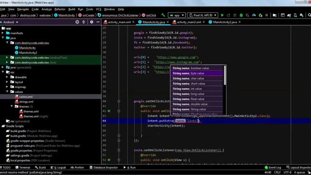 Multiple links in One Webview Android Studio #webview #androidtech смотреть онлайн